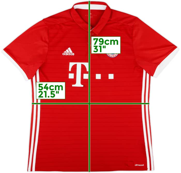 2016-17 Bayern Munich Home Shirt - 4/10 - (L)