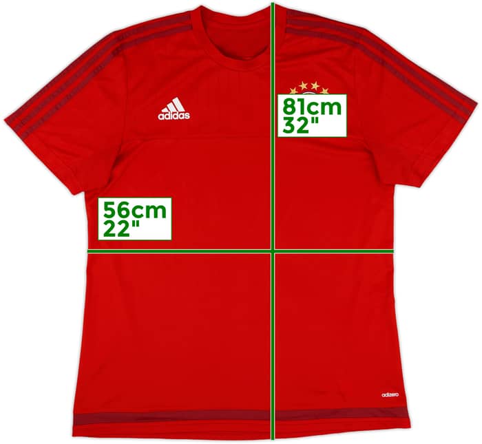 2015-16 Bayern Munich adidas Training Shirt - 8/10 - (XL)