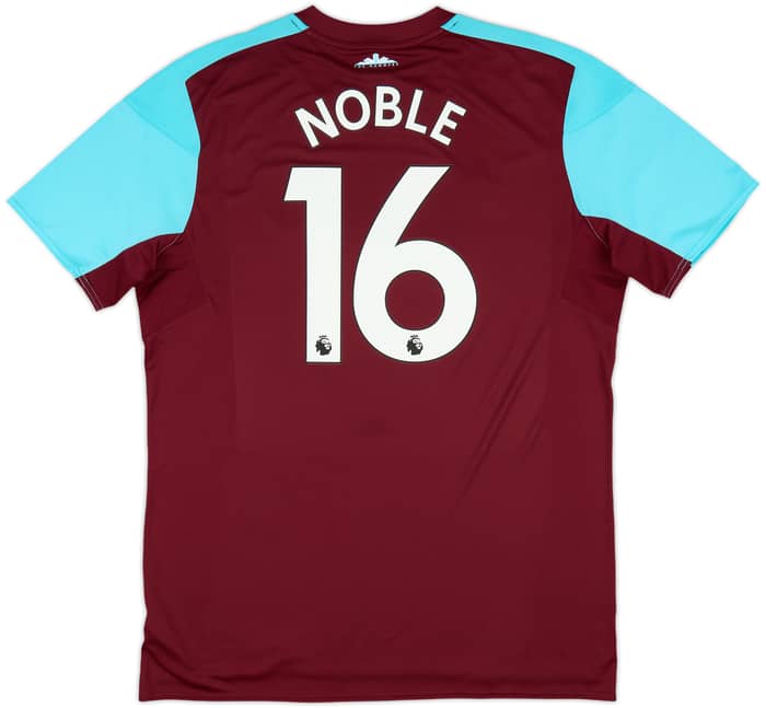 2017-18 West Ham Home Shirt Noble #16 - 10/10 - (XL)