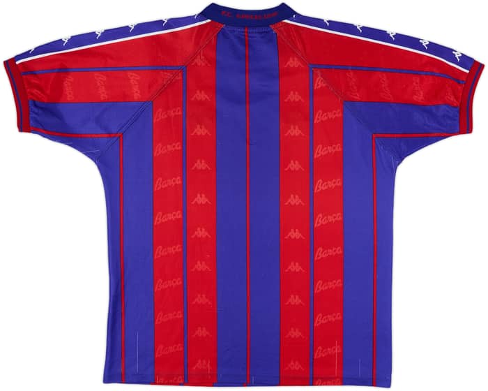 1997-98 Barcelona Home Shirt - 8/10 - (XL)