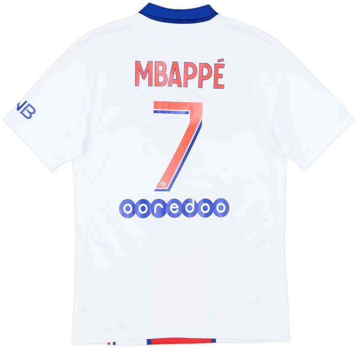 2020-21 Paris Saint-Germain Away Shirt Mbappe #7 - 8/10 - (S)