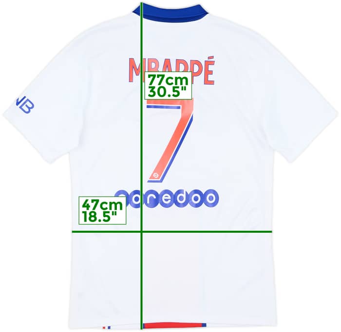 2020-21 Paris Saint-Germain Away Shirt Mbappe #7 - 8/10 - (S)