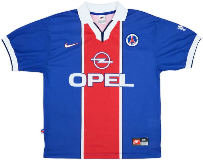 1997-98 Paris Saint-Germain Home Shirt Rai #10 - 9/10 - (M)