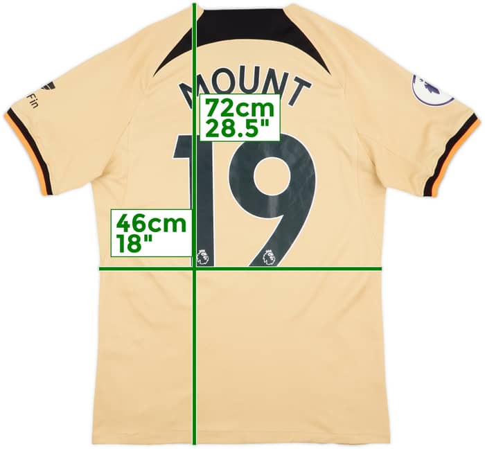 2022-23 Chelsea Third Shirt Mount #19 - 9/10 - (S)