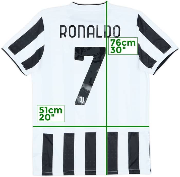 2021-22 Juventus Home Shirt Ronaldo #7 - 8/10 - (M)