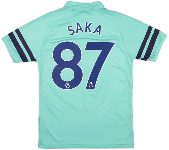 2018-19 Arsenal Third Shirt Saka #87 - 8/10 - (S)
