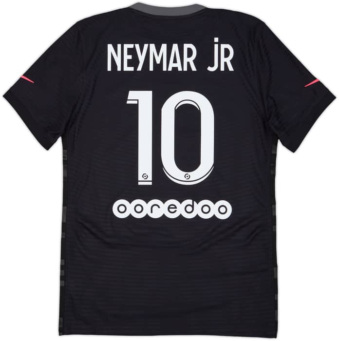 2021-22 Paris Saint-Germain Authentic Third Shirt Neymar Jr #10 - 10/10 - (S)