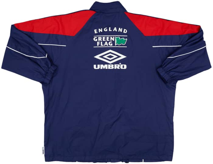 1998-00 England Umbro Hooded Rain Jacket - 8/10 - (L)