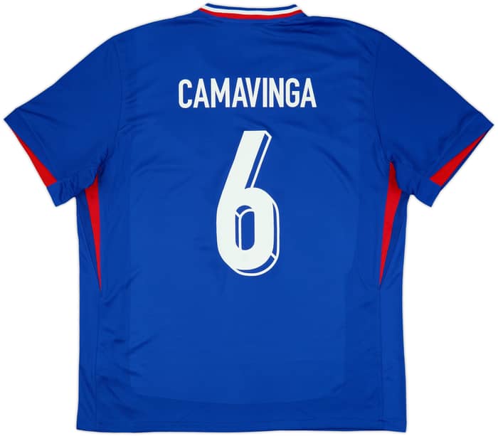 2024-25 France Home Shirt Camavinga #6 - 8/10 - (XL)