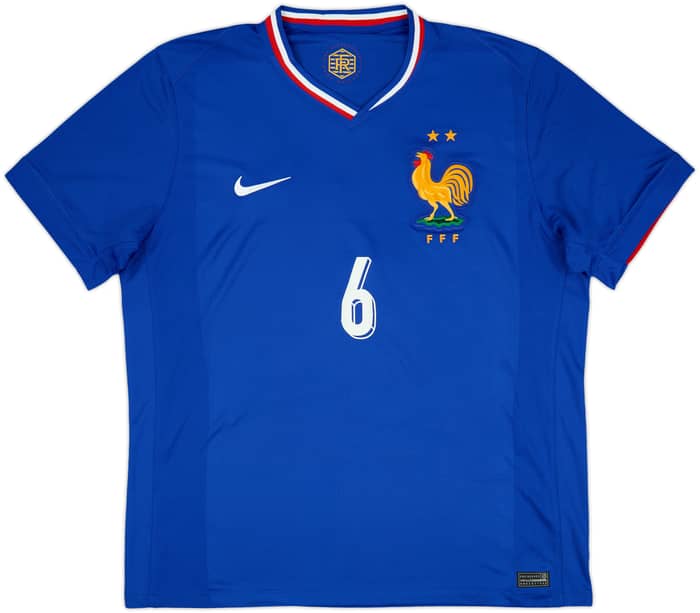 2024-25 France Home Shirt Camavinga #6 - 8/10 - (XL)