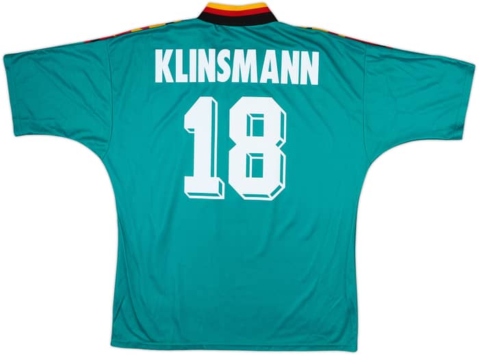 1994-96 Germany Away Shirt Klinsmann #18 - 8/10 - (XL)