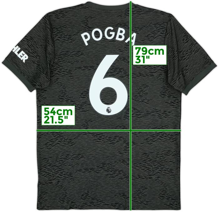 2020-21 Manchester United Away Shirt Pogba #6 - 10/10 - (L)