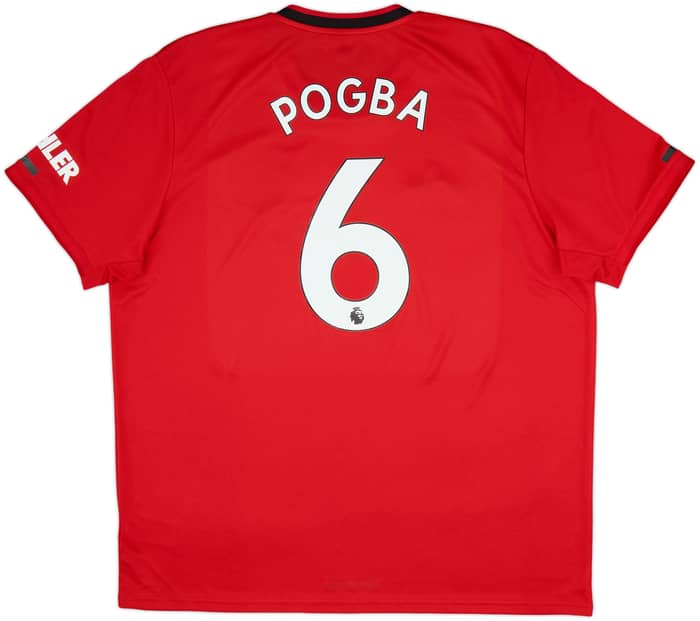 2019-20 Manchester United Home Shirt Pogba #6 - 10/10 - (XXL)