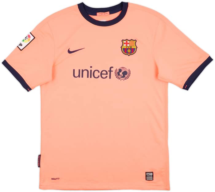 2009-10 Barcelona Away Shirt Messi #10 - 7/10 - (XL.Boys)