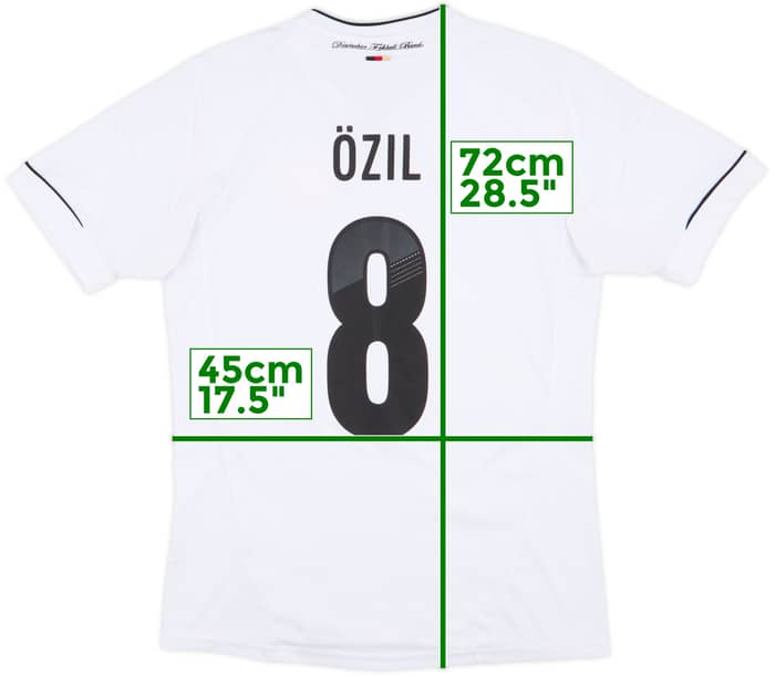 2012-13 Germany Home Shirt Ozil #8 - 7/10 - (XL.Boys)