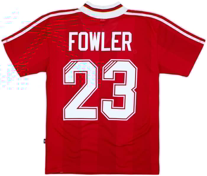 1995-96 Liverpool Home Shirt Fowler #23 - 8/10 - (S)