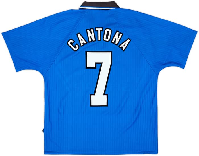 1996-98 Manchester United Third Shirt Cantona #7 - 8/10 - (M)