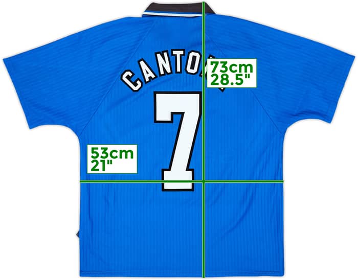 1996-98 Manchester United Third Shirt Cantona #7 - 8/10 - (M)