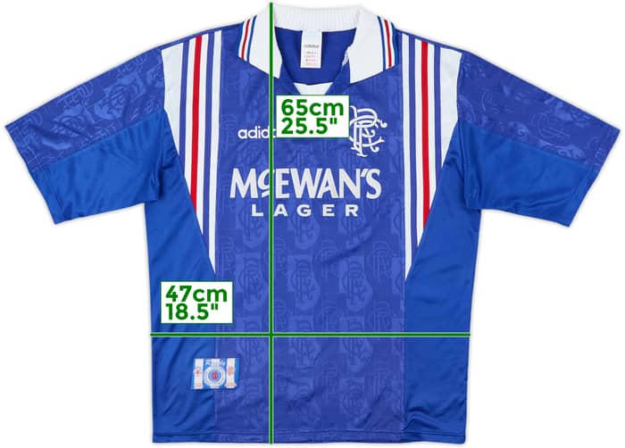 1996-97 Rangers Home Shirt - 8/10 - (M)