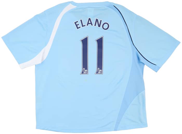 2008-09 Manchester City Home Shirt Elano #11 - 7/10 - (XXL)