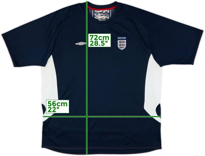 2005-06 England Umbro Training Shirt - 8/10 - (XXL)