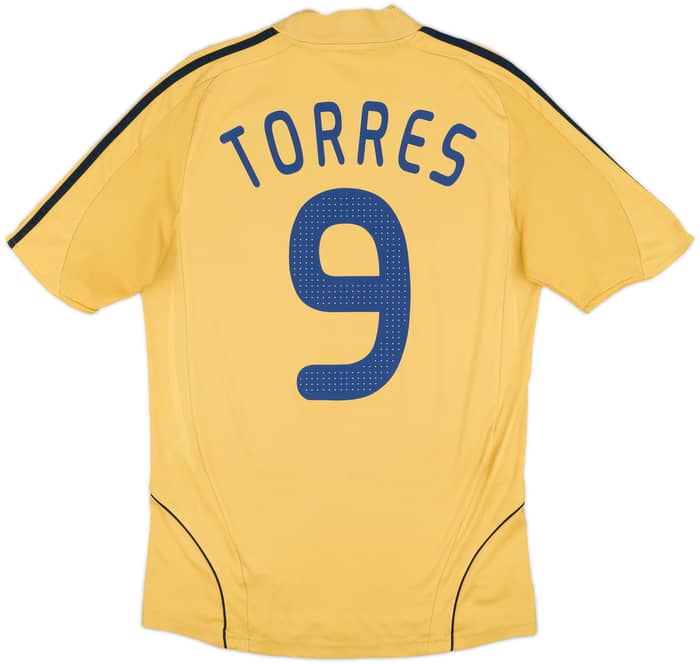 2008-10 Spain Away Shirt Torres #9 - 8/10 - (S)