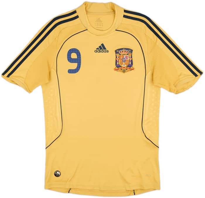 2008-10 Spain Away Shirt Torres #9 - 8/10 - (S)