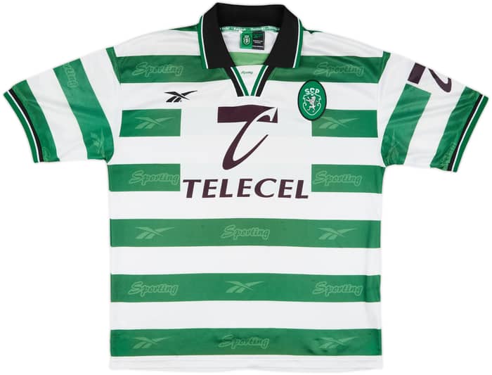 1998-99 Sporting CP Home Shirt - 8/10 - (L)