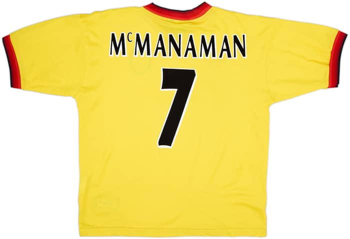 1997-99 Liverpool Away Shirt McManaman #7 - 8/10 - (XL)