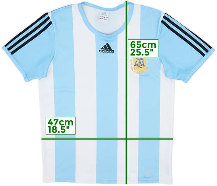 2008-09 Argentina Basic Home Shirt - 7/10 - (S)