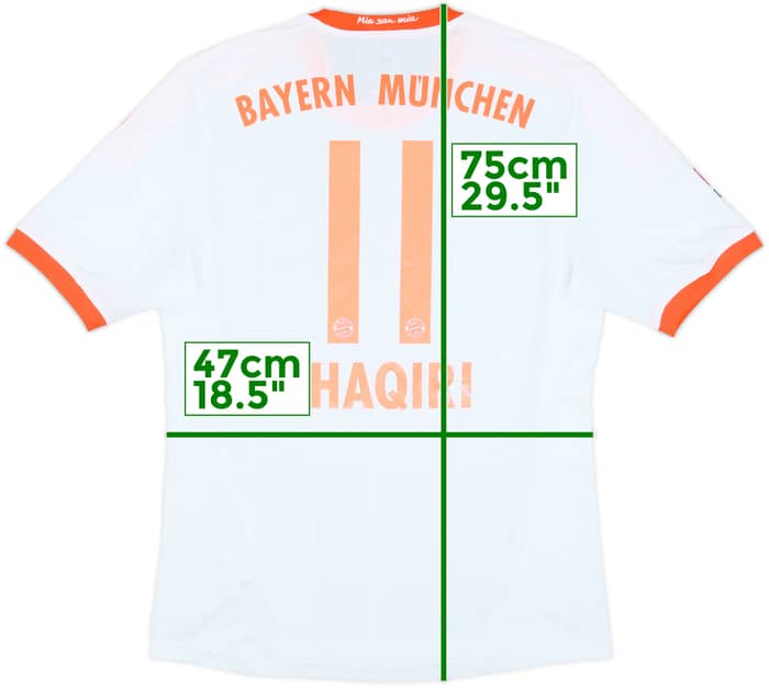 2012-13 Bayern Munich Away Shirt Shaqiri #11 - 7/10 - (M)