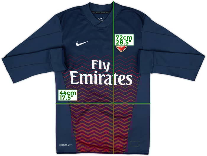 2013-14 Arsenal Nike Sweat Top - 9/10 - (S)