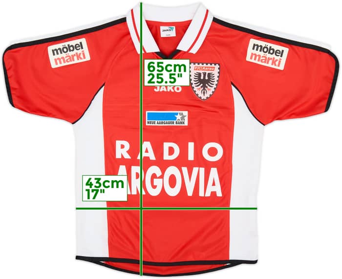 2003-04 Aarau Home Shirt - 8/10 - (XS)