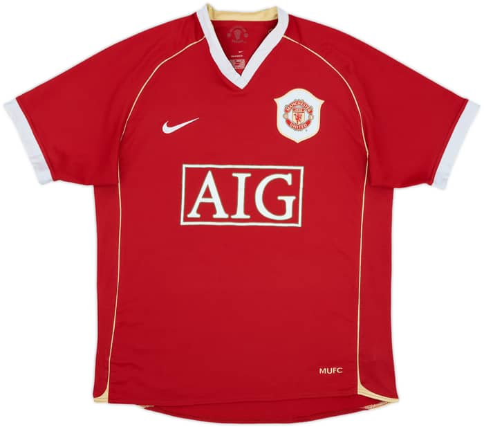 2006-07 Manchester United Home Shirt Solskjaer #20 - 6/10 - (M)