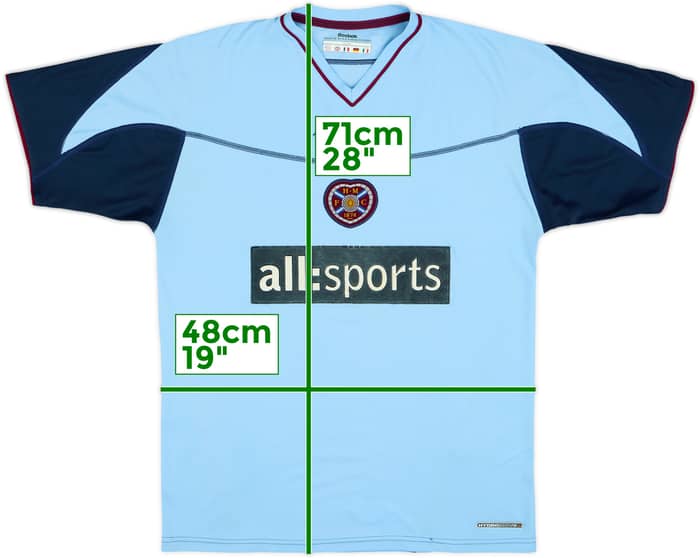 2002-04 Hearts Signed Away Shirt - 8/10 - (S)