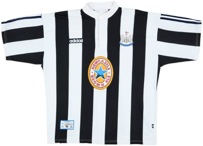 1995-97 Newcastle Home Shirt Shearer #9 - 6/10 - (XL)