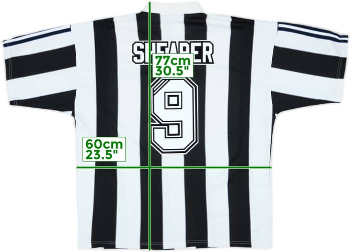 1995-97 Newcastle Home Shirt Shearer #9 - 6/10 - (XL)
