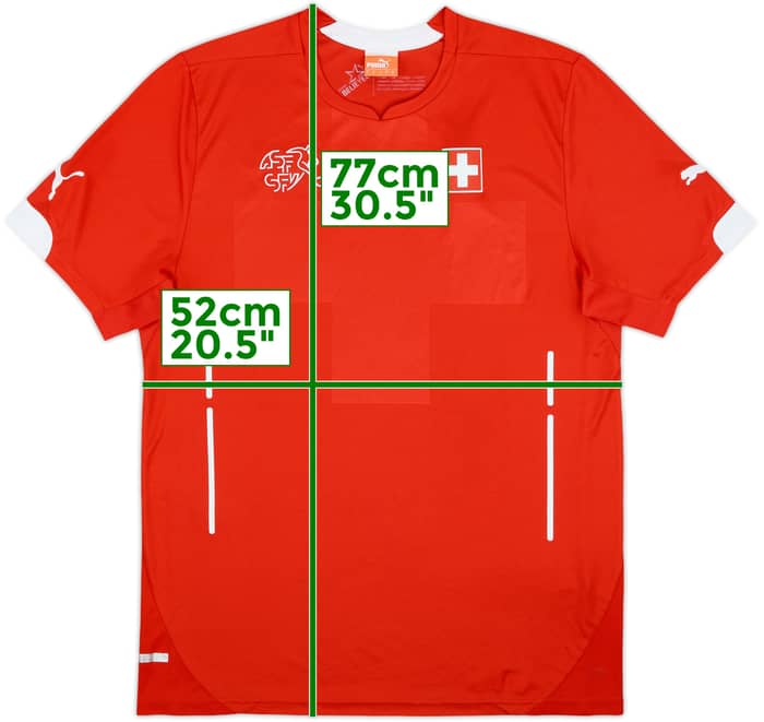 2014-15 Switzerland Home Shirt - 7/10 - (L)