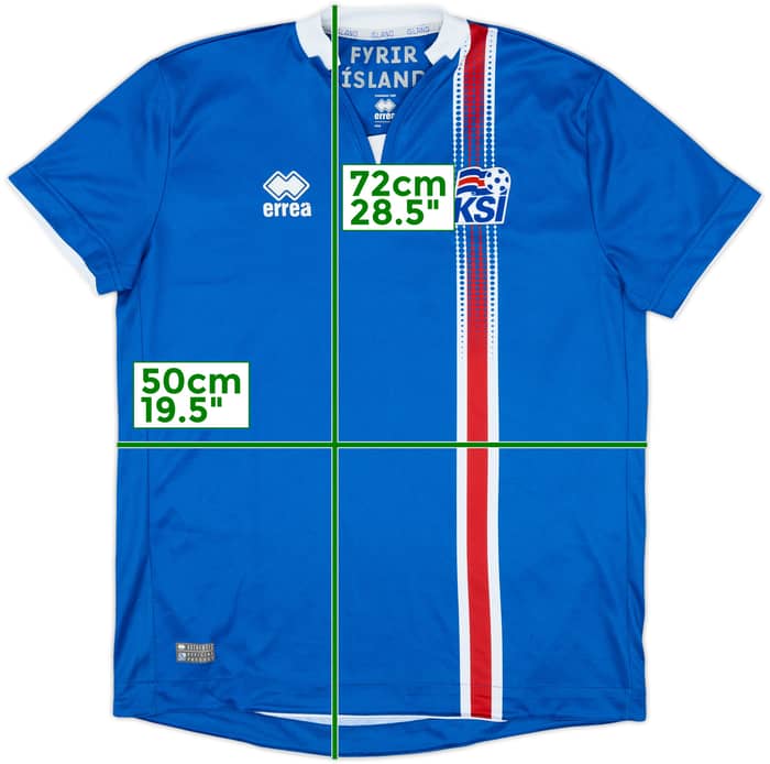 2016-18 Iceland Home Shirt - 9/10 - (S)