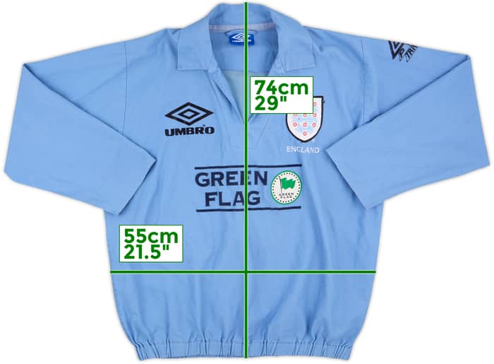 1998-99 England Umbro Drill Top - 8/10 - (L)