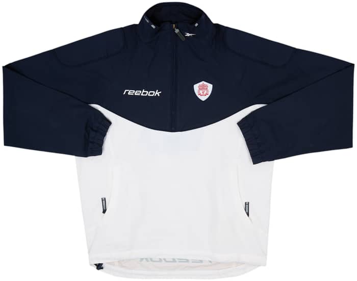 2001-02 Liverpool Reebok 1/2 Zip Track Jacket - 7/10 - (M)