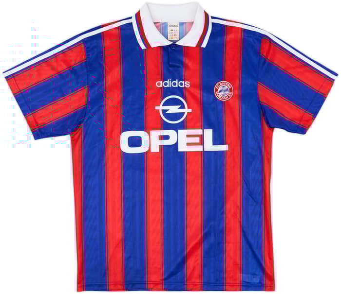 1995-97 Bayern Munich Home Shirt Basler #13 - 9/10 - (M)