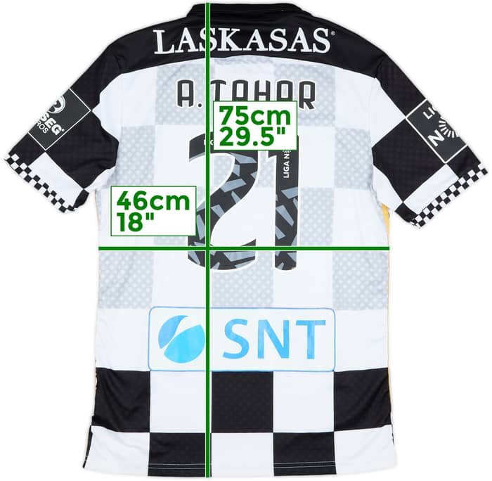 2018-19 Boavista Match Issue Home Shirt A.Tahar #21