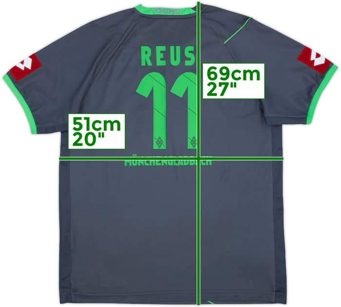 2011-12 Borussia Monchengladbach Away Shirt Reus #11 - 7/10 - (XL.Boys)
