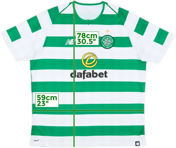2018-19 Celtic Home Shirt - 5/10 - (XL)
