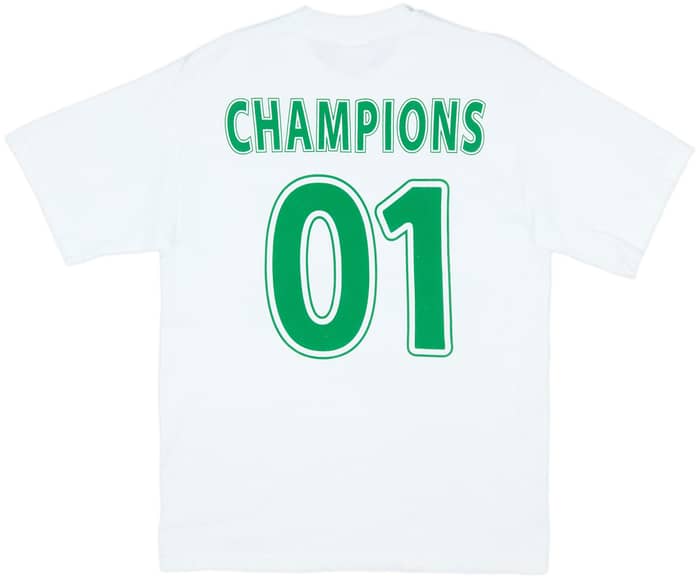 2000-01 Celtic 'Champions' Graphic Tee - 6/10 - (S)