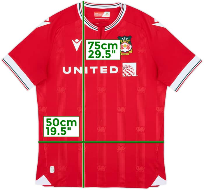 2023-24 Wrexham Home Shirt - 8/10 - (L)
