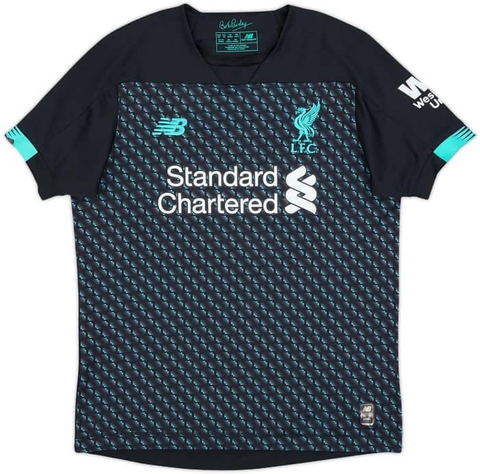 2019-20 Liverpool Third Shirt Virgil #4 - 9/10 - (XL.Boys)