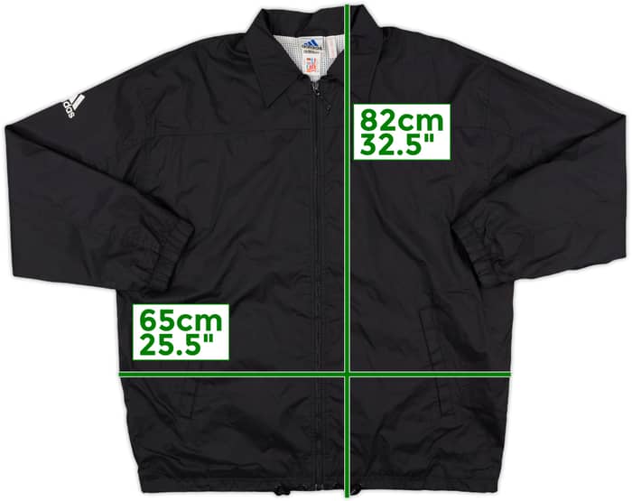 1998-99 Newcastle adidas Track Jacket - 8/10 - (M)