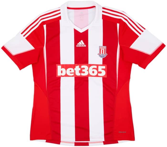 2013-14 Stoke City '150 Years' Home Shirt Crouch #25 - 8/10 - (L)
